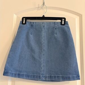 Forever 21 Light Blue Denim Mini Skirt